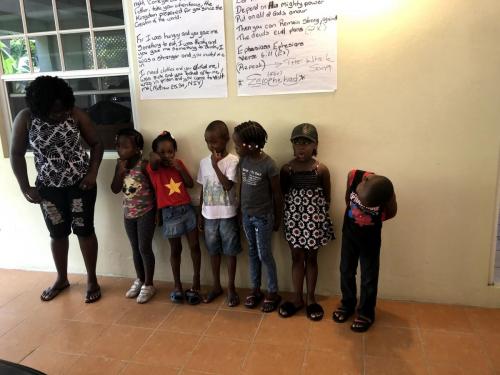 VBS 2019 - Prek Doing their thing